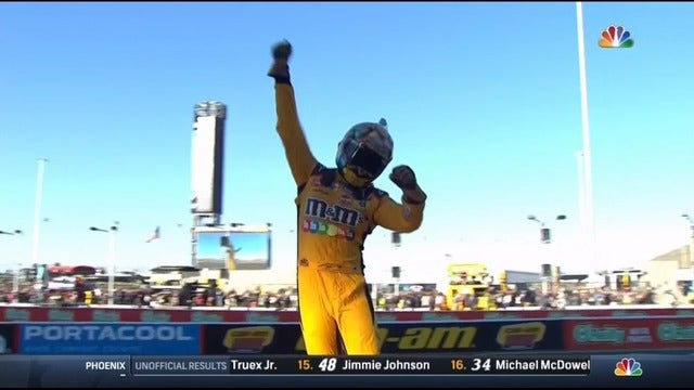 Kyle Busch sets up showdown with Kevin Harvick for the title