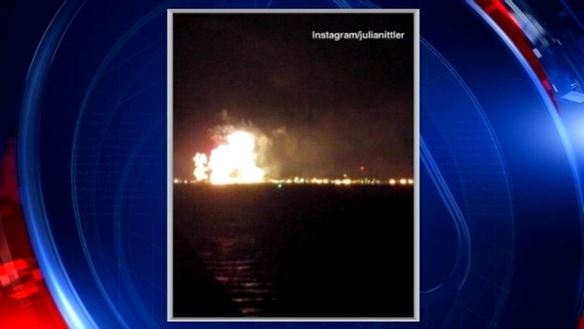 July 4th fireworks barge explodes, catches fire; no injuries