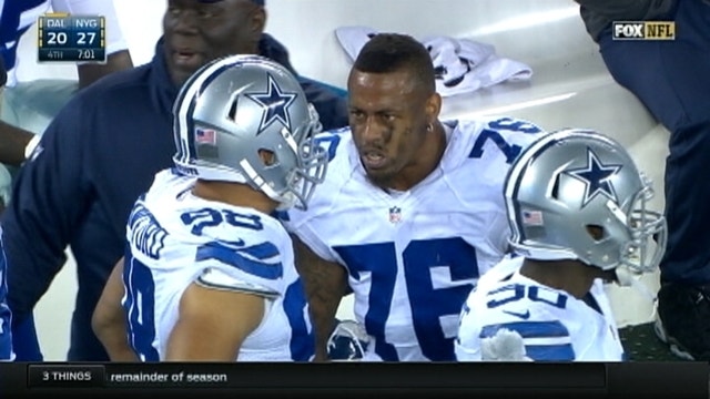 Greg Hardy scolds Cowboys kick coverage team