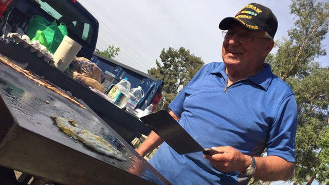 Valley veteran cooks breakfast for the homeless