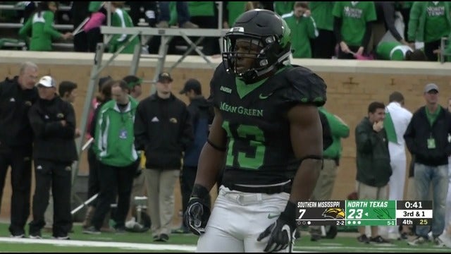 N. Texas uses 3 Torrey TDs to put away S. Mississippi 30-7