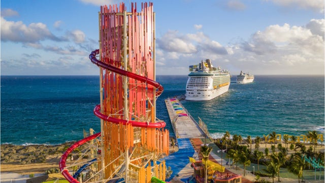 Royal Caribbean unveils $250 million private island featuring tallest waterslide in North America
