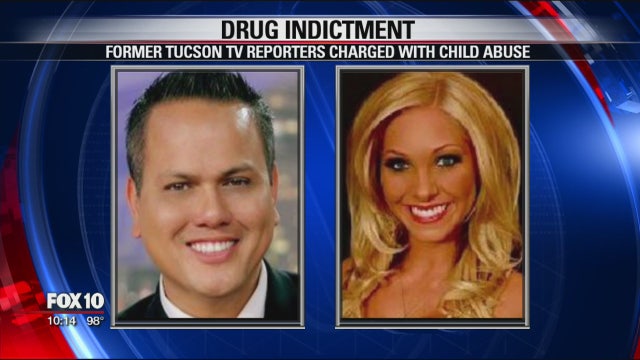 TV reporters charged after cocaine found in baby's system
