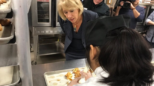 U.S. education secretary Betsy DeVos makes surprise visit to North Texas schools