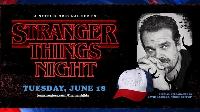 Globe Life Park turns ‘Upside Down' for Stranger Things Night