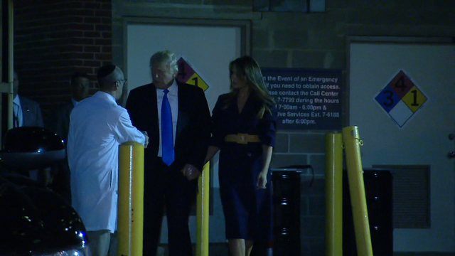 Trump makes surprise visit to hospital treating hurt congressman