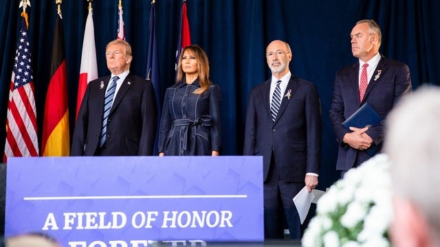 Trump to mark 17 years since Sept. 11 at Pa. field