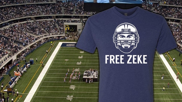 Dallas store selling "Free Zeke" t-shirts in wake of six-game suspension