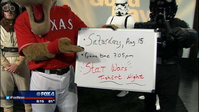 Rangers celebrate Star Wars Night