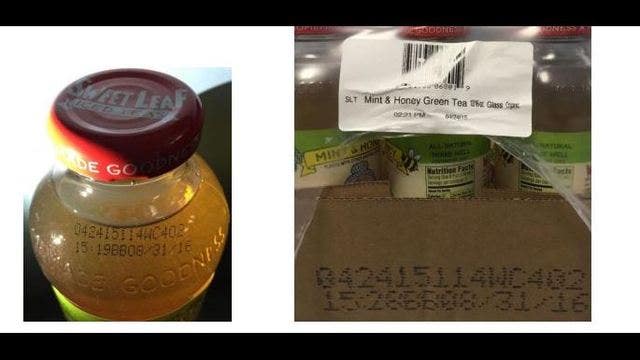Sweet Leaf Tea Company Issues Voluntary Nationwide Recall of Tea in Glass Bottles