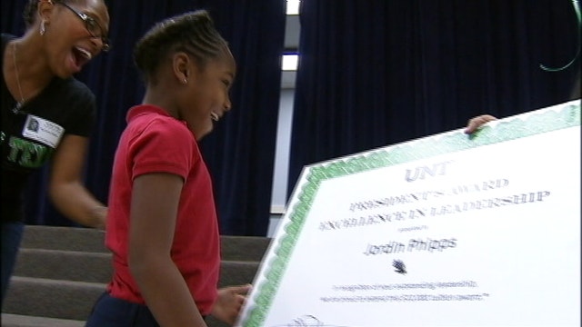 8-year-old's viral video lands her early admittance, scholarship to UNT