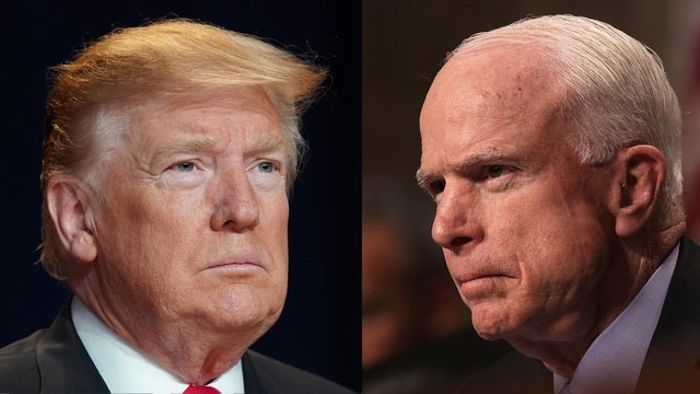 Trump: Never was, never will be Sen. John McCain fan