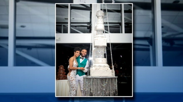 North Texas mom makes $4.5k chandelier wedding cake for daughter