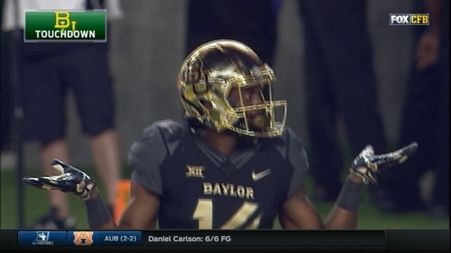 Russell has 4 TD passes, No. 16 Baylor beats Oklahoma State