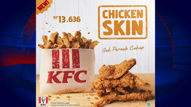 KFC starts selling fried chicken skin