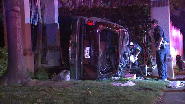 Teens hurt in SUV rollover crash