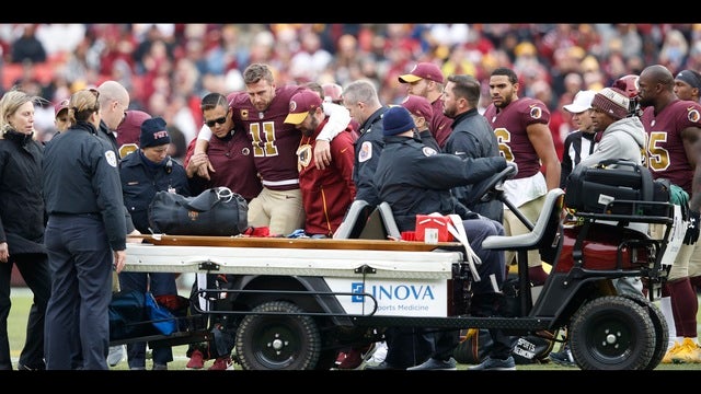 Redskins QB Alex Smith released from hospital, back home