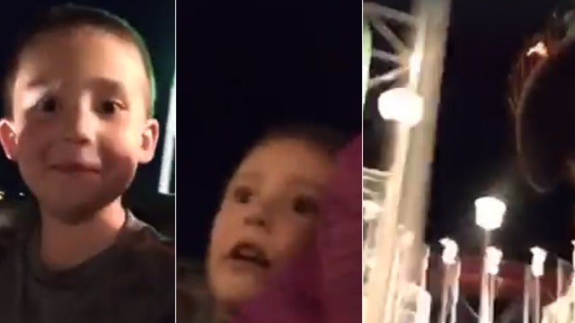 WATCH: Dad saves son, says roller coaster seat belt broke
