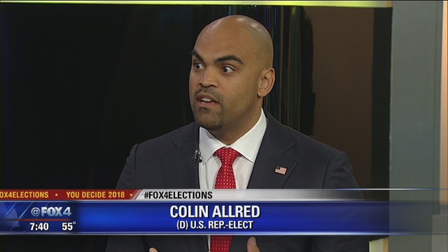 Newly-elected Congressman Colin Allred reacts to latest mass shooting