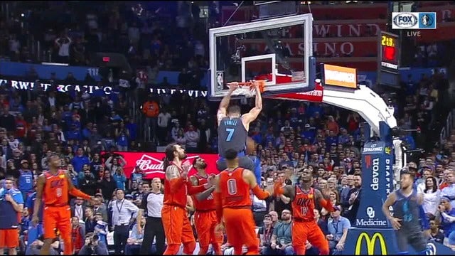 Without Doncic, Mavericks stun Thunder 106-103