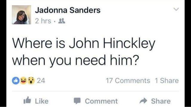 DC firefighter makes reference to Reagan shooter during Trump inauguration