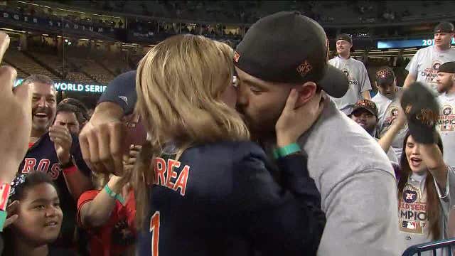Put the ring on it! Astros' Carlos Correa makes epic post-title proposal