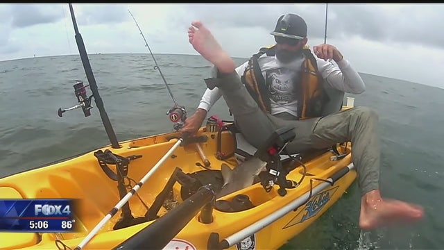 Plano man survives close encounter with shark