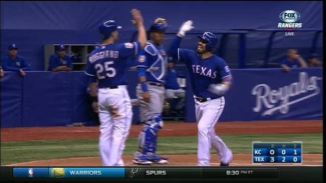 Rangers overcome homers by KC stars for sweep in San Antonio