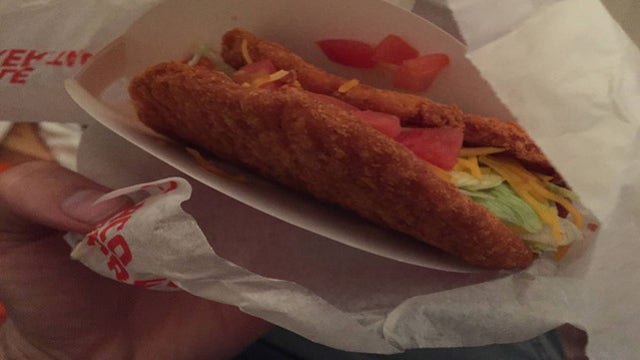 Taco Bell introduces taco with chicken shell
