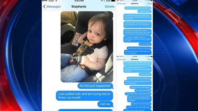 Toddler vomits, dad freaks, almost gets arrested