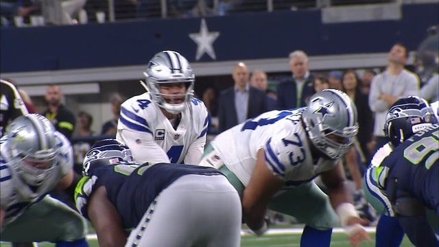 Cowboys stuff Seahawks' run in wild-card win; it's pass next