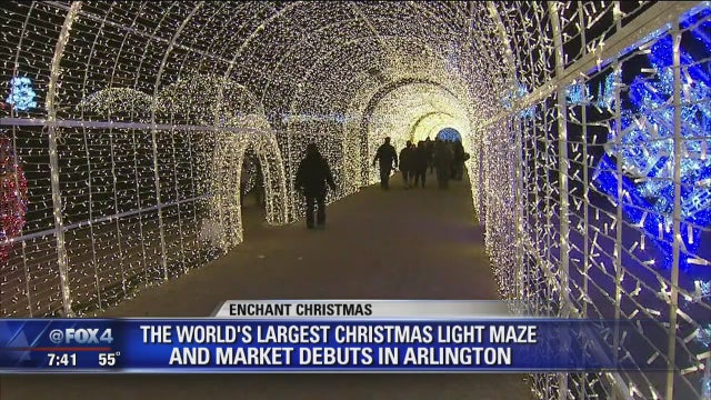 Enchant Christmas now open in Arlington