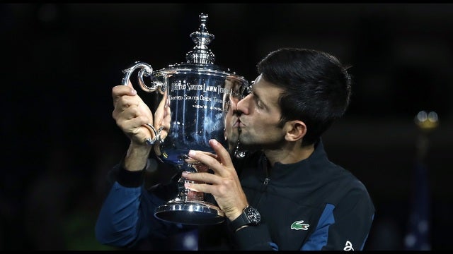 Djokovic tops del Potro for 3rd title at US Open, 14th Slam
