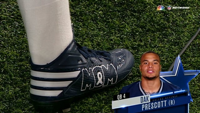 Dak Prescott honors deceased mom with special cleats