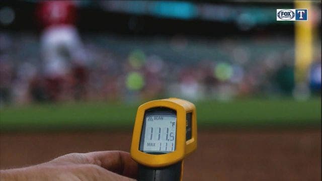 Texas heat: Hottest home game for Rangers in 25 seasons