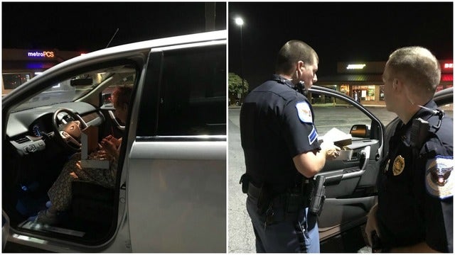Officer helps lost, missing 90-year-old driver, buys her a meal