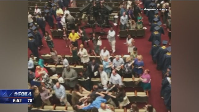 Grown-ups brawl at high school graduation in Tennessee
