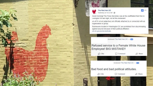 DC's The Red Hen caught in uproar after Sarah Sanders ousted from Va. restaurant with same name