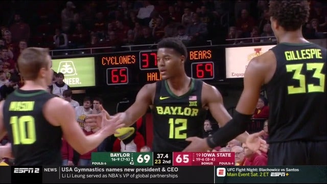 Butler helps Baylor upset No. 19 Iowa State 73-69