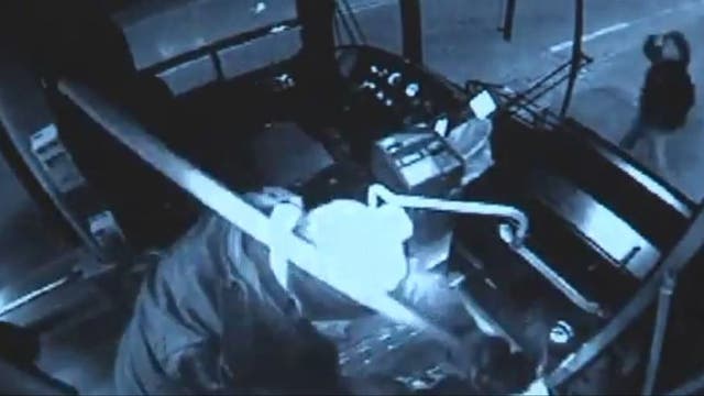 VIDEO: Attack on bus driver thwarted by man with cane