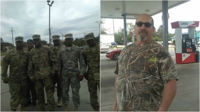 Woman runs out of gas, kindhearted strangers save the day