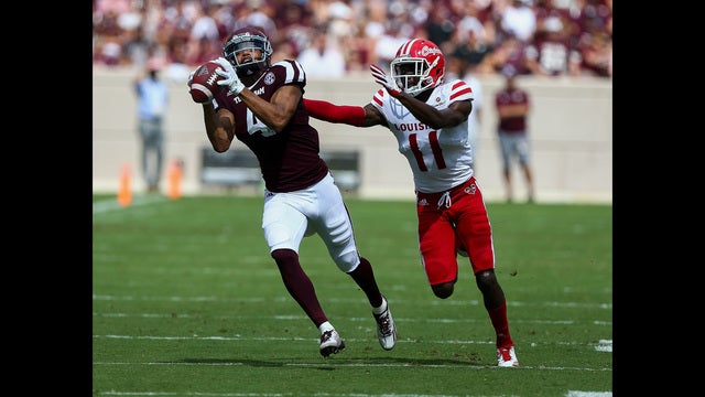 Texas A&M rallies to beat Louisiana-Lafayette 45-21
