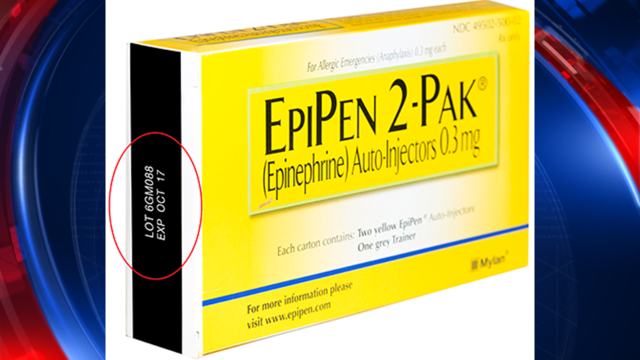 Anti-allergy medicine EpiPen recall expands to US