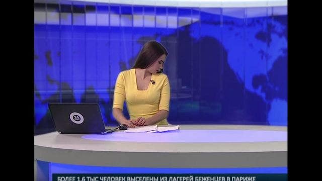 Russian news anchor's hilarious reaction when dog crashes live broadcast