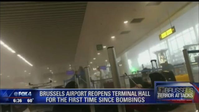 Brussels Airport departure hall reopens after deadly attacks
