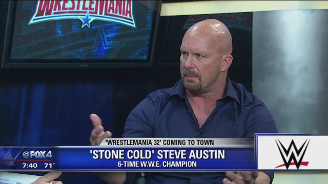 Stone Cold Steve Austin, WrestleMania come to Arlington