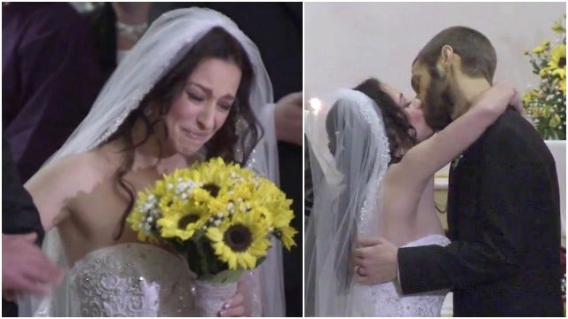 Couple who battled cancer together ties knot