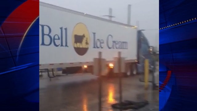 Blue Bell trucks leave Alabama plant filled with ice cream
