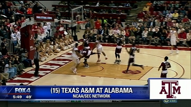 Alabama holds off slumping No. 15 Texas A&M, 63-62