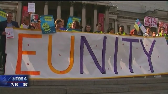 UK pound plunges as referendum results point to EU exit